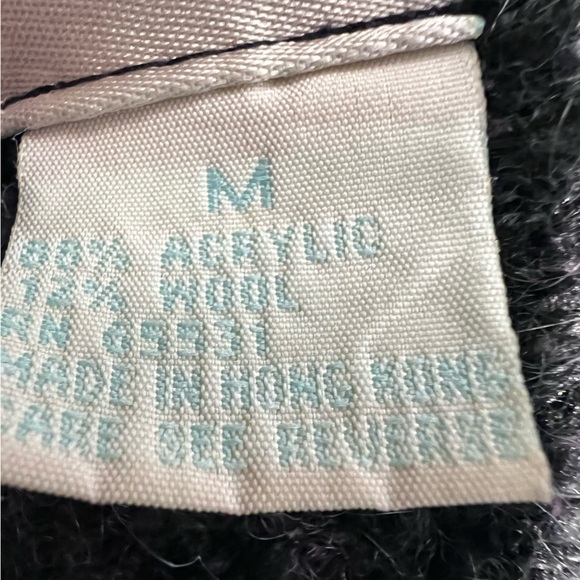 Vintage 90’s Spin Quarter Zip Striped Comfy Sweater / M - Picture 5 of 6